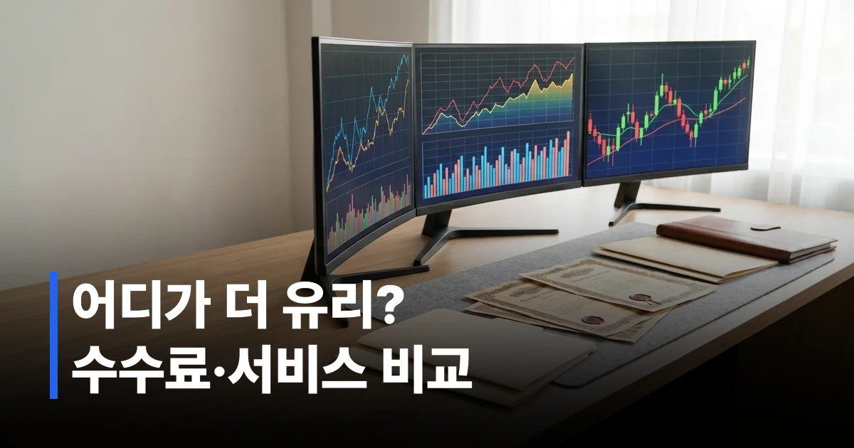 국내 주요 증권사 수수료·서비스 비교 — 2026년 증권 회사 선택 가이드