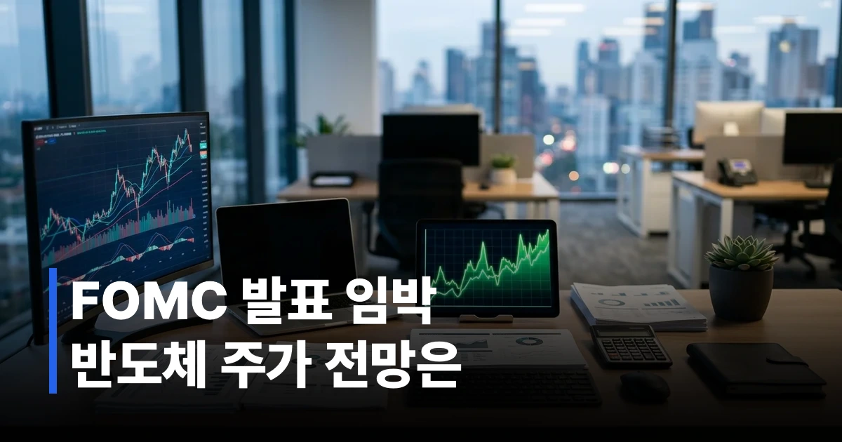 2026년 금융 시장 차트와 분석용 태블릿 화면