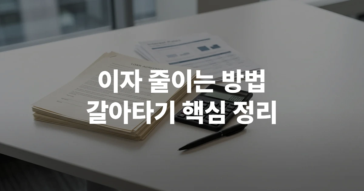 대출 갈아타기 신청에 필요한 금융 계약서류와 스마트폰