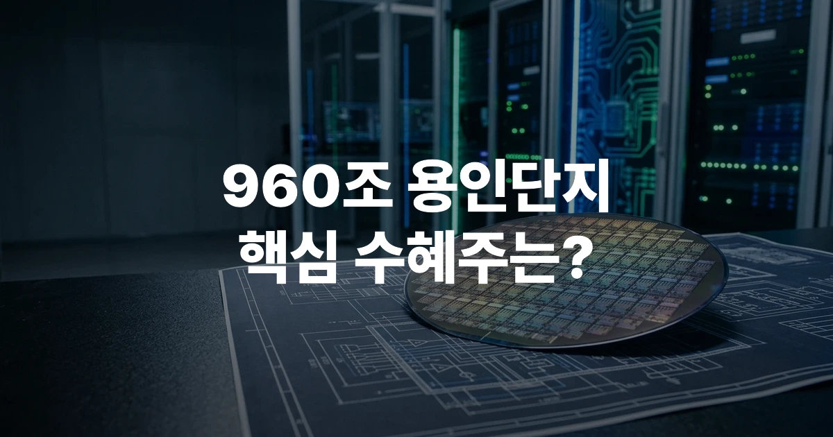 용인 반도체 클러스터 설계 청사진과 반도체 웨이퍼