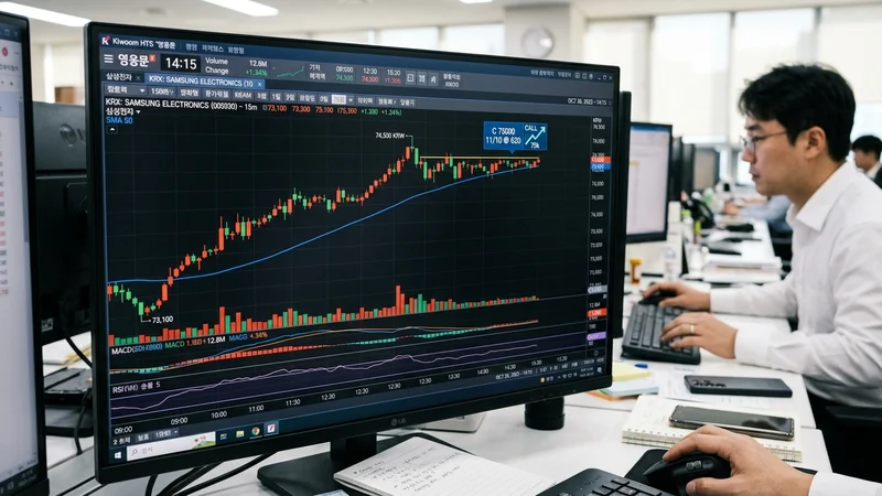 커버드콜 ETF와 배당주 수익률을 비교하는 증권 자료 화면