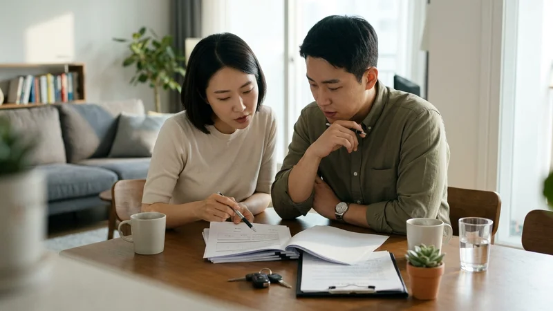 전세보증금 보호를 상징하는 집 모형과 계약 서류