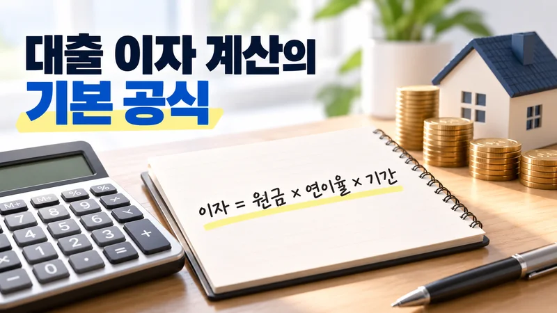 대출 이자 계산의 기본 공식