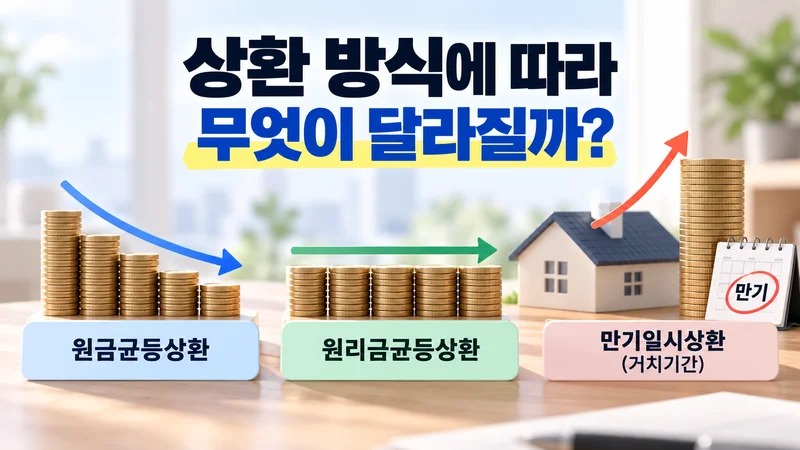 상환 방식에 따라 무엇이 달라질까