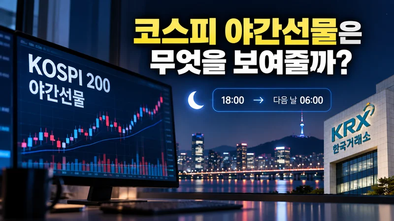 코스피 야간선물은 무엇을 보여줄까?