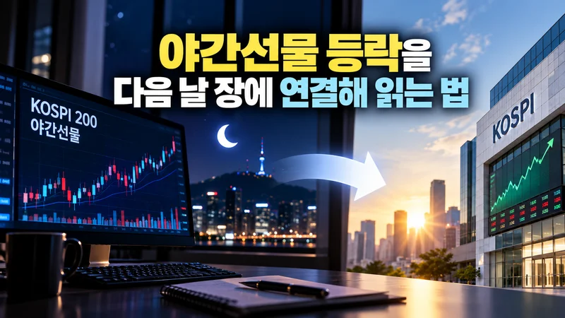 야간선물 등락을 다음 날 장에 연결해 읽는 법