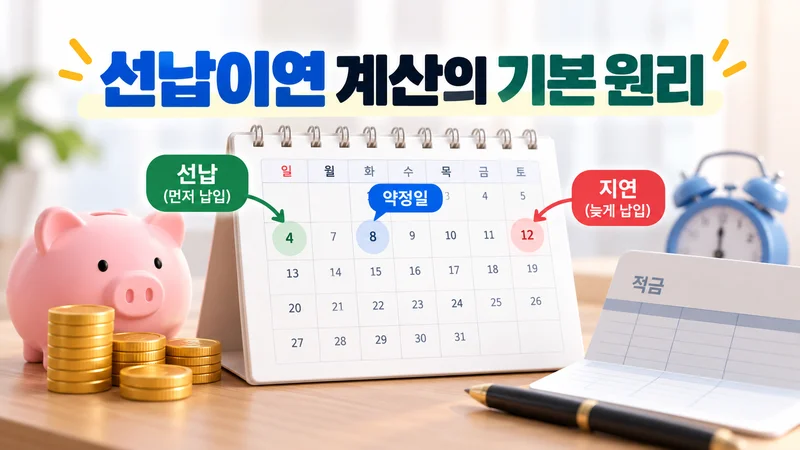 선납이연 계산의 기본 원리