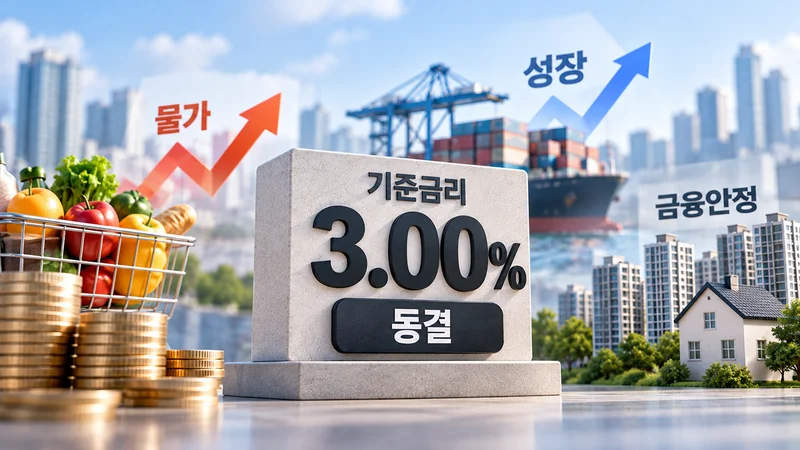 한국은행이 기준금리를 동결한 배경