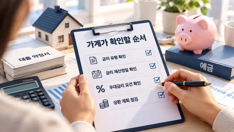가계가 확인할 순서