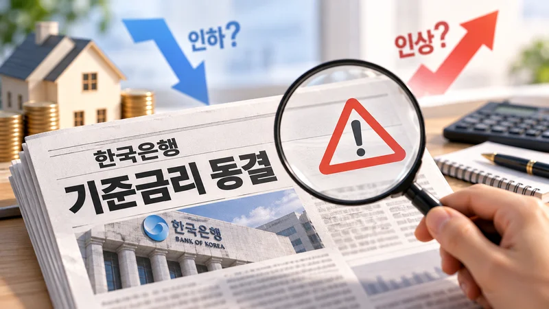 기준금리 동결 소식을 읽을 때 주의할 점